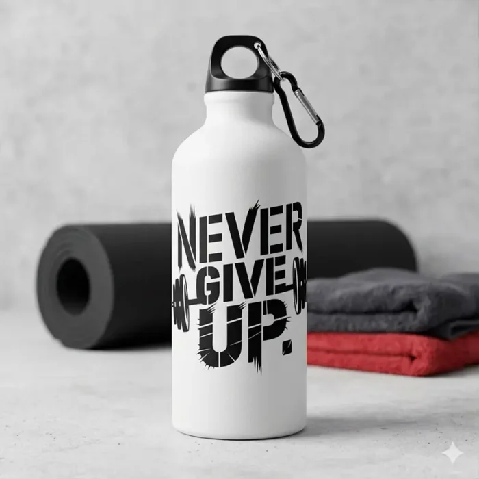 Vector Fitness Never Give Up Gym Pack Digital para Sublimación - Image 3