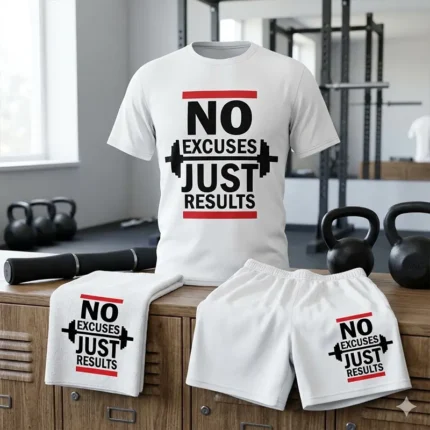 Vector Fitness No Excuses Just Results Gym Pack Digital Motivation