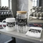 Vector Fitness Stronger Every Day Gym para Sublimación