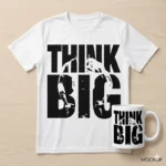 Vector Frase Motivacional Think Big Pack Digital