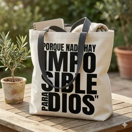 Vector Gratis Frase Cristiana Porque Nada Hay Imposible Para Dios