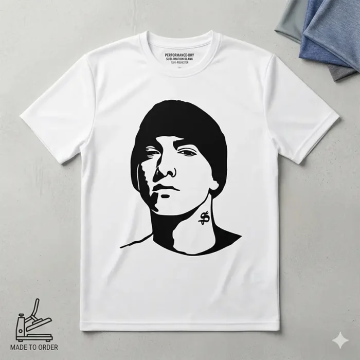 Vector Gratis Stencil Premium Eminem Rap Hip Hop