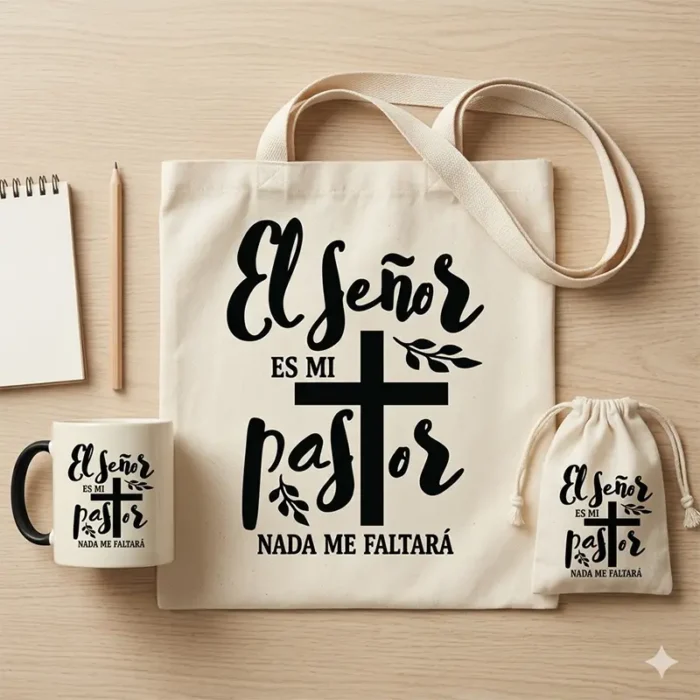Vector Logo El Señor Es Mi Pastor Nada me Faltará