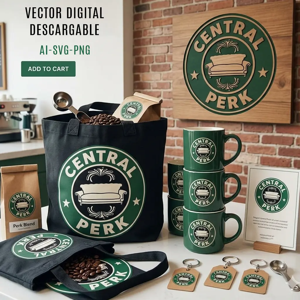 Vector Logo Premium Central Perk Coffee Starbucks Vector Logo Premium Central Perk Coffee Starbucks