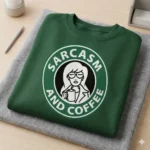 Vector Logo Premium Daria Sarcasm and Coffee Starbucks