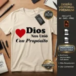 Vector Logo Premium Dios Nos Unió Con Propósito