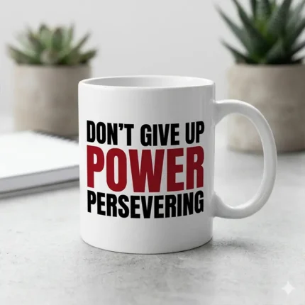 Vector Logo Premium Don't Give Up Power Sublimación