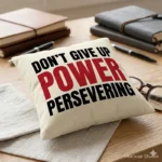 Vector Logo Premium Don't Give Up Power Sublimación