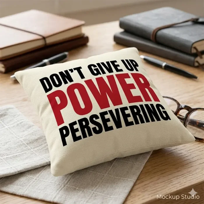 Vector Logo Premium Don't Give Up Power Sublimación