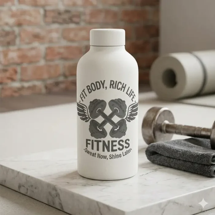 Vector Logo Premium Fitness Fit Body Rich Life