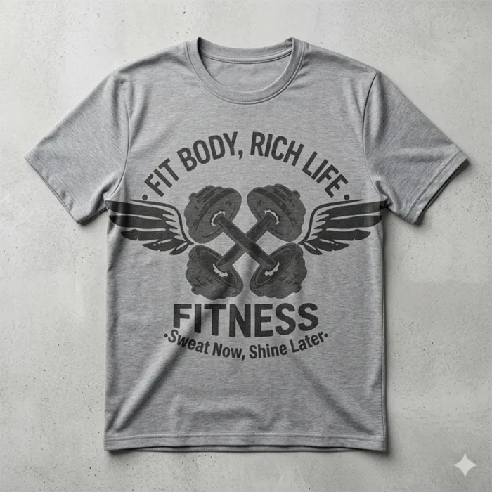 Vector Logo Premium Fitness Fit Body Rich Life