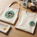 Vector Logo Premium Goku Dragon Ball Coffee Starbucks