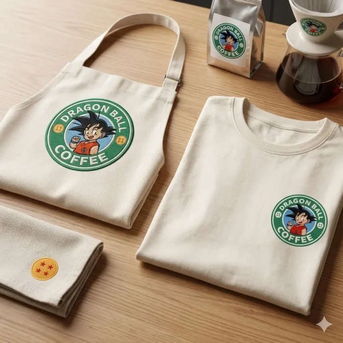 Vector Logo Premium Goku Dragon Ball Coffee Starbucks