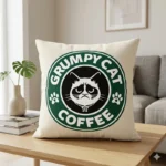 Vector Logo Premium Grumpy Cat Coffee Starbucks