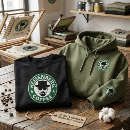 Vector Logo Premium Heisenberg Coffee Starbucks
