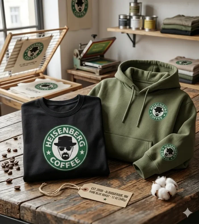 Vector Logo Premium Heisenberg Coffee Starbucks