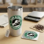 Vector Logo Premium Jurassic Coffee Starbucks - Image 3
