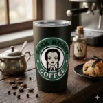 Vector Logo Premium Merlina Dark Roast Coffee Starbucks