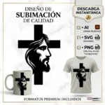 Vector Stencil Premium Jesucristo Cruz Pack Cristiano