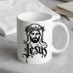 Vector Stencil Silueta de Cristo con Corona Pack Digital - Image 3