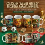 Pack 6 Plantillas para Tazas Selección de México - Sublimación PNG