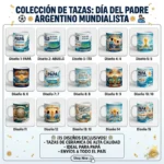 plantillas tazas dia del padre argentino mundialista png