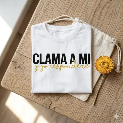 Clama a Mí y Yo Responderé – Vector Cristiano para Sublimar