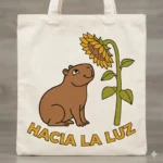 Hacia la Luz – Vector Cristiano Capibara para Sublimar