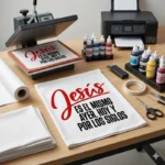 Jesús es el Mismo Ayer, Hoy y Por los Siglos – Vector Cristiano para Sublimar