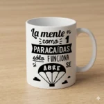 La Mente es como un Paracaídas Solo Funciona si se Abre – Frase Motivacional para Sublimar