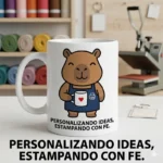 Personalizando Ideas, Estampando con Fe – Vector Cristiano Capibara Sublimador para Sublimar