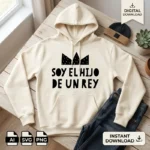 Soy el Hijo de un Rey – Vector Cristiano con Corona para Sublimar