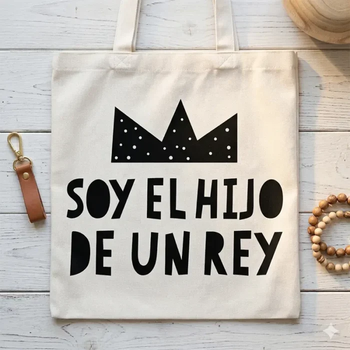 Soy el Hijo de un Rey – Vector Cristiano con Corona para Sublimar