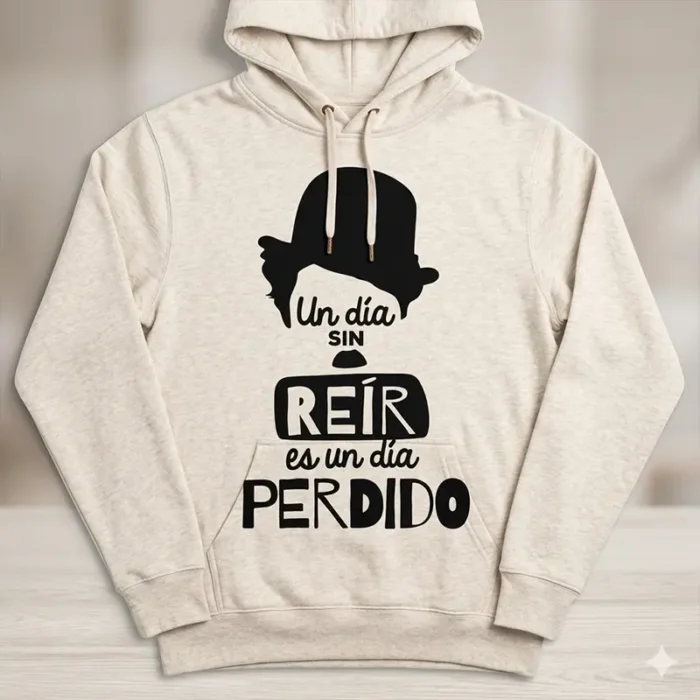 Un Día sin Reír es un Día Perdido – Vector Frase Humorística para Sublimar