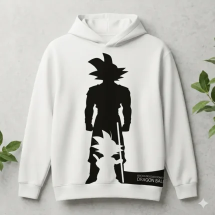 Vector Anime DBZ Goku Fusion Silhouette Pack Digital
