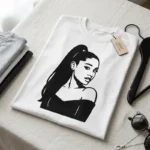 Vector Ariana Grande Música Pop para Estampado y Corte