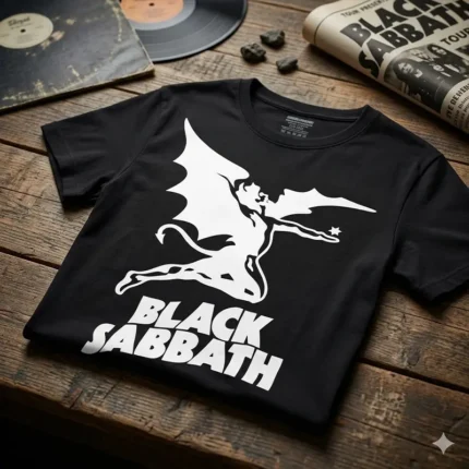 Vector Black Sabbath Rock Heavy Metal para Estampado y Corte