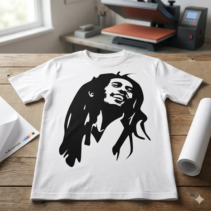 Vector Bob Marley Reggae Música para Estampado y Corte