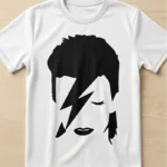 Vector David Bowie Aladdin Sane Rock para Estampado y Corte