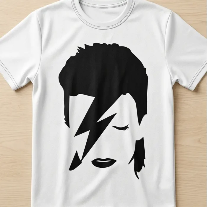 Vector David Bowie Aladdin Sane Rock para Estampado y Corte