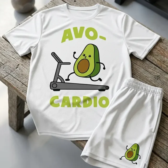 Vector Fitness Avo-Cardio Aguacate Gym Pack Digital para Sublimación