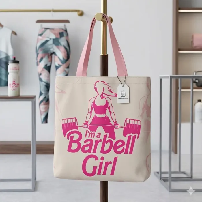 Vector Fitness I'm a Barbell Girl Gym Pack Digital de Sublimación