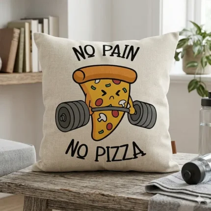 Vector Fitness No Pain No Pizza Gym Pack Digital para Sublimación