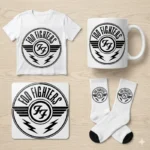 Vector Foo Fighters Rock Logo Emblema para Estampado y Corte