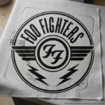 Vector Foo Fighters Rock Logo Emblema para Estampado y Corte