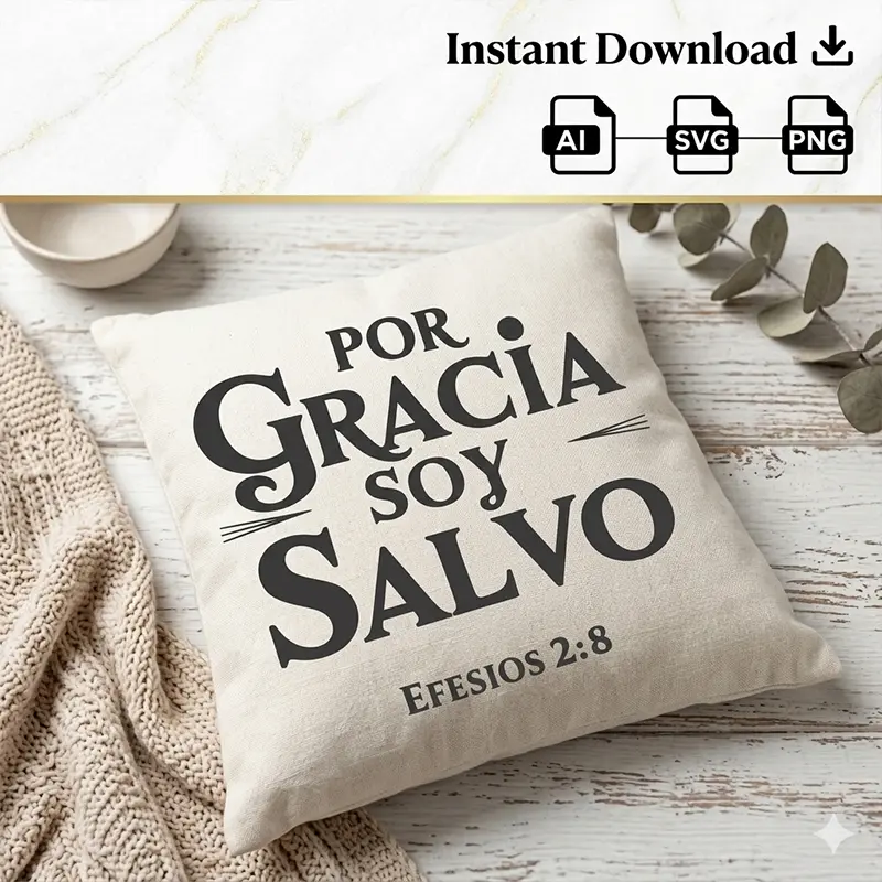 Vector Frase Cristiana Por Gracia Soy Salvo Efesios 2.8 Pack Digital Vector Frase Cristiana Por Gracia Soy Salvo Efesios 2:8 Pack Digital