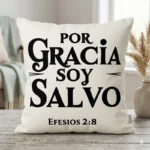 Vector Frase Cristiana Por Gracia Soy Salvo Efesios 2:8 Pack Digital