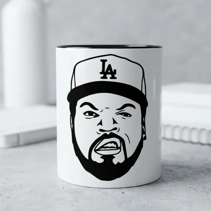 Vector Ice Cube Rap Hip Hop West Coast para Estampado y Corte