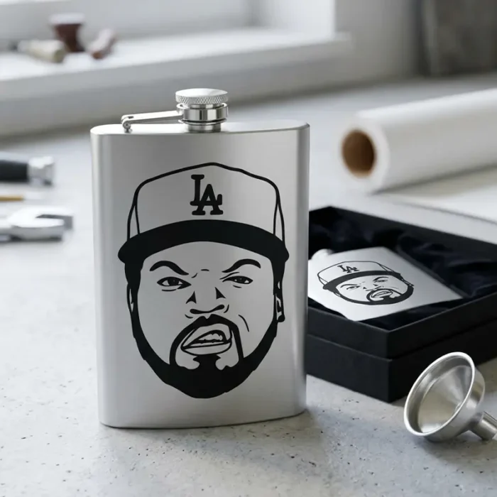 Vector Ice Cube Rap Hip Hop West Coast para Estampado y Corte