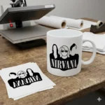 Vector Nirvana Banda Rock Integrantes para Estampado y Corte